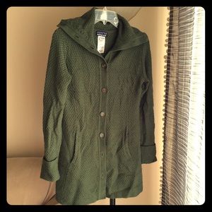 Patagonia merino sweater coat